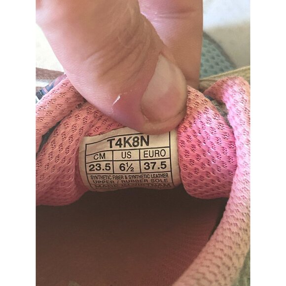 Asics GT1000 Athletic Shoes Women's Size 6.5 Lace Up Running Pink/Blue - Picture 6 of 7